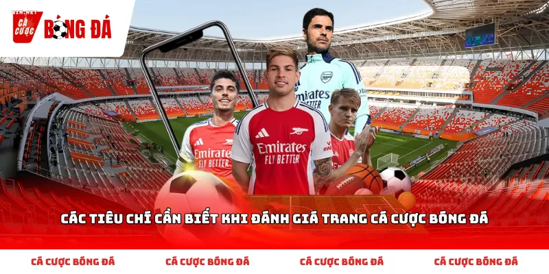 Các Tiêu Chí Cần Biết Khi Đánh Giá Trang Cá Cược Bóng Đá