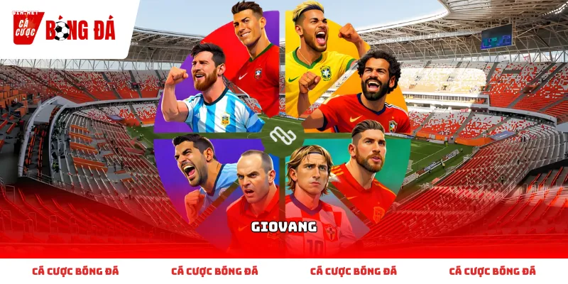 Các chỉ số thống kê trận đấu hiển thị rõ ràng tại Giovang
